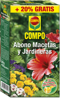 Abono Macetas y Jardineras Compo 300 gr Abono Macetas y Jardineras Compo 300 gr